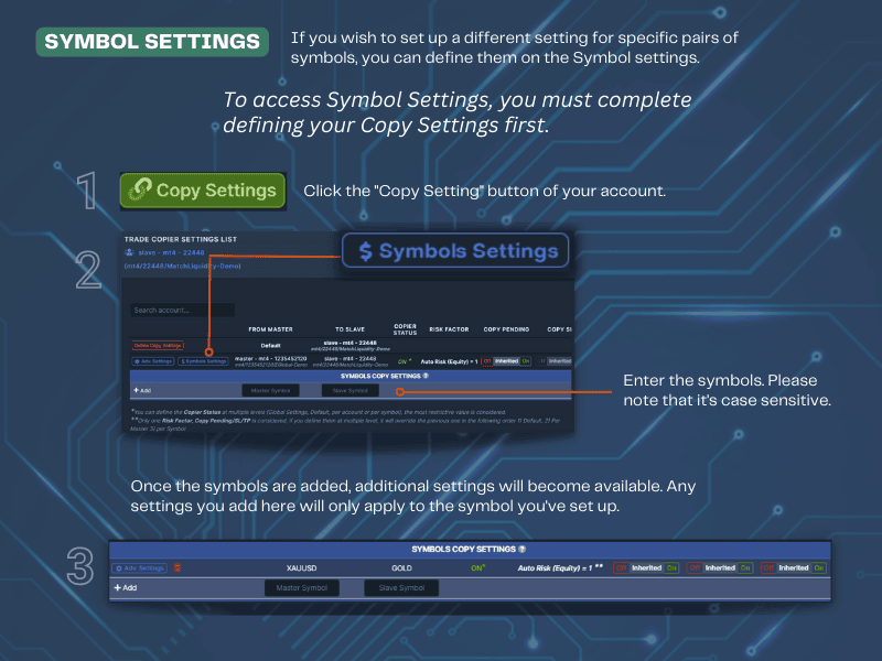 Adjust Copy Settings per Symbol | Duplikium Trade Copier